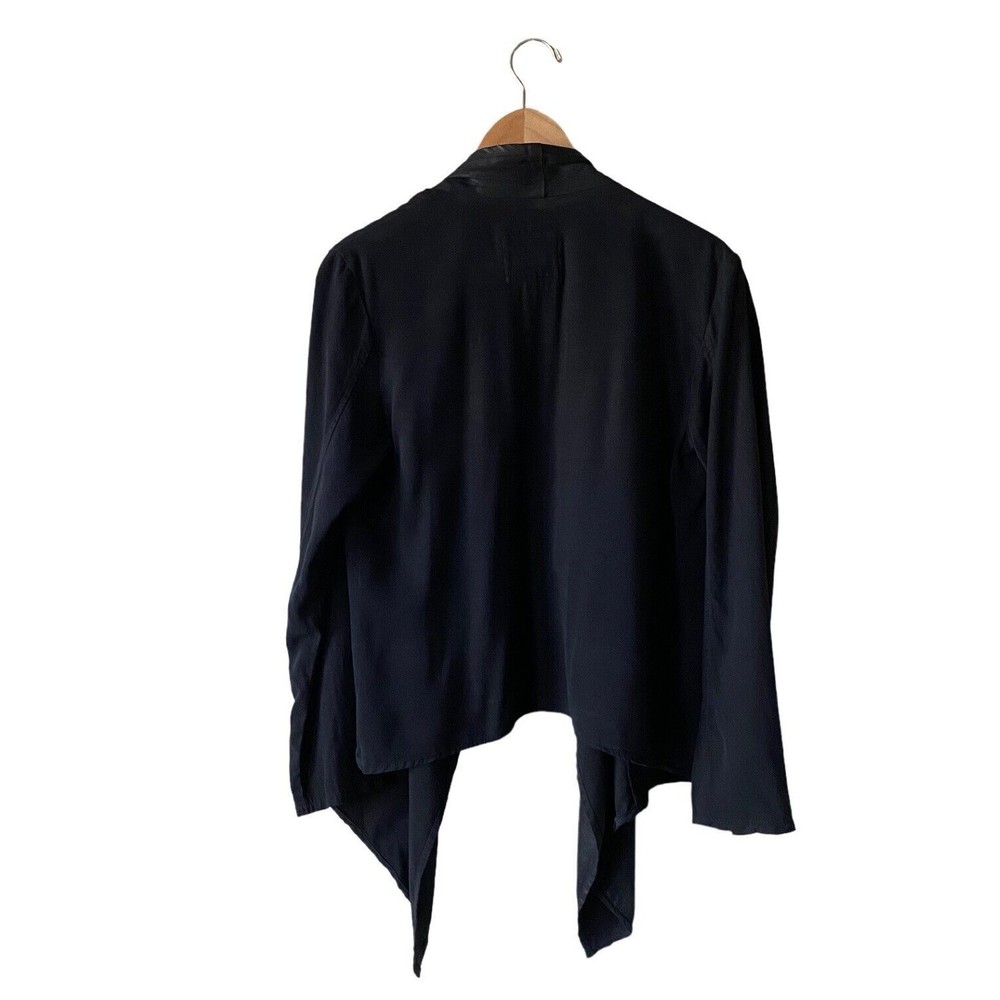 Rails Open Front Waterfall Black Jacket | Lightwe… - image 7